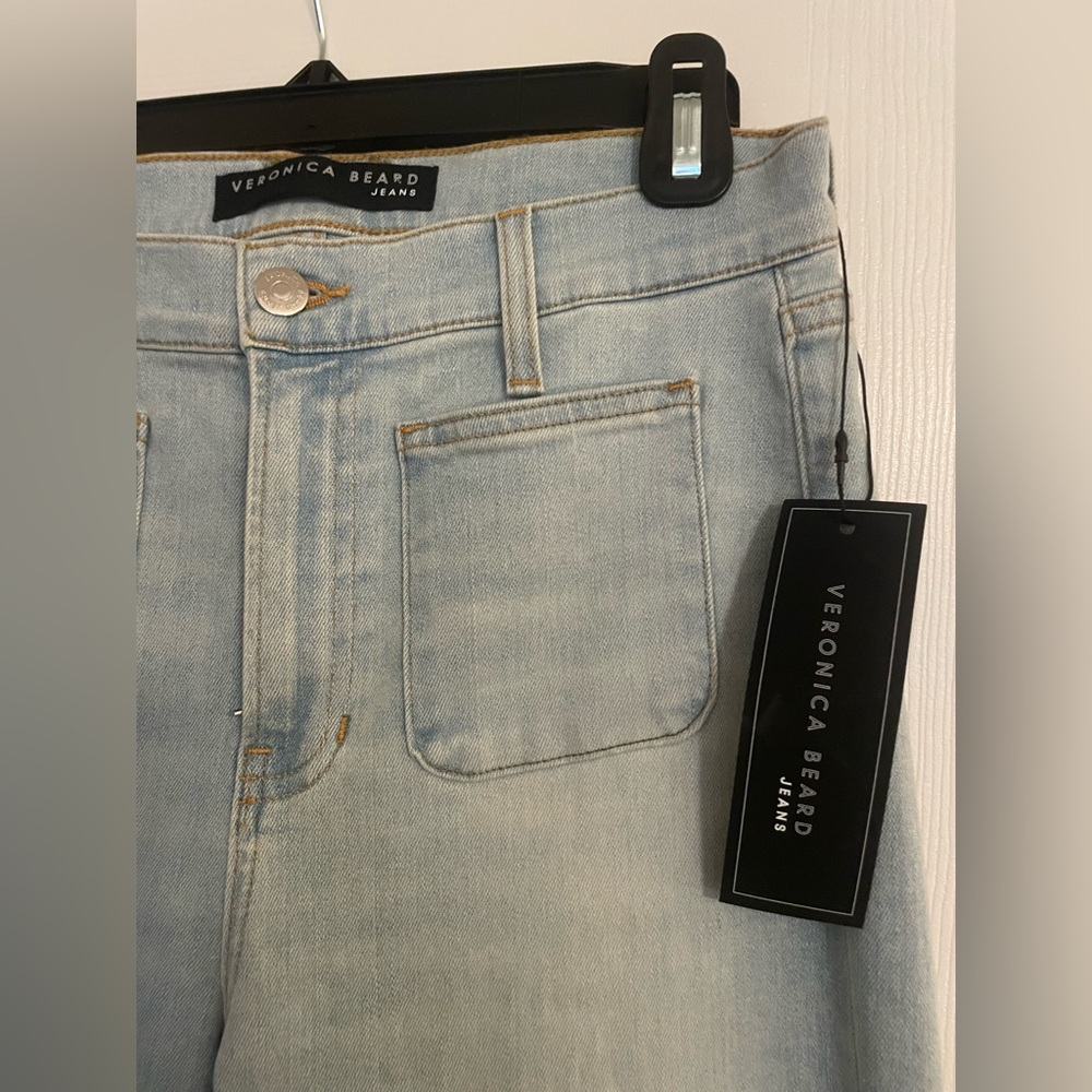 Veronica Beard high rise skinny flare Florence Jeans